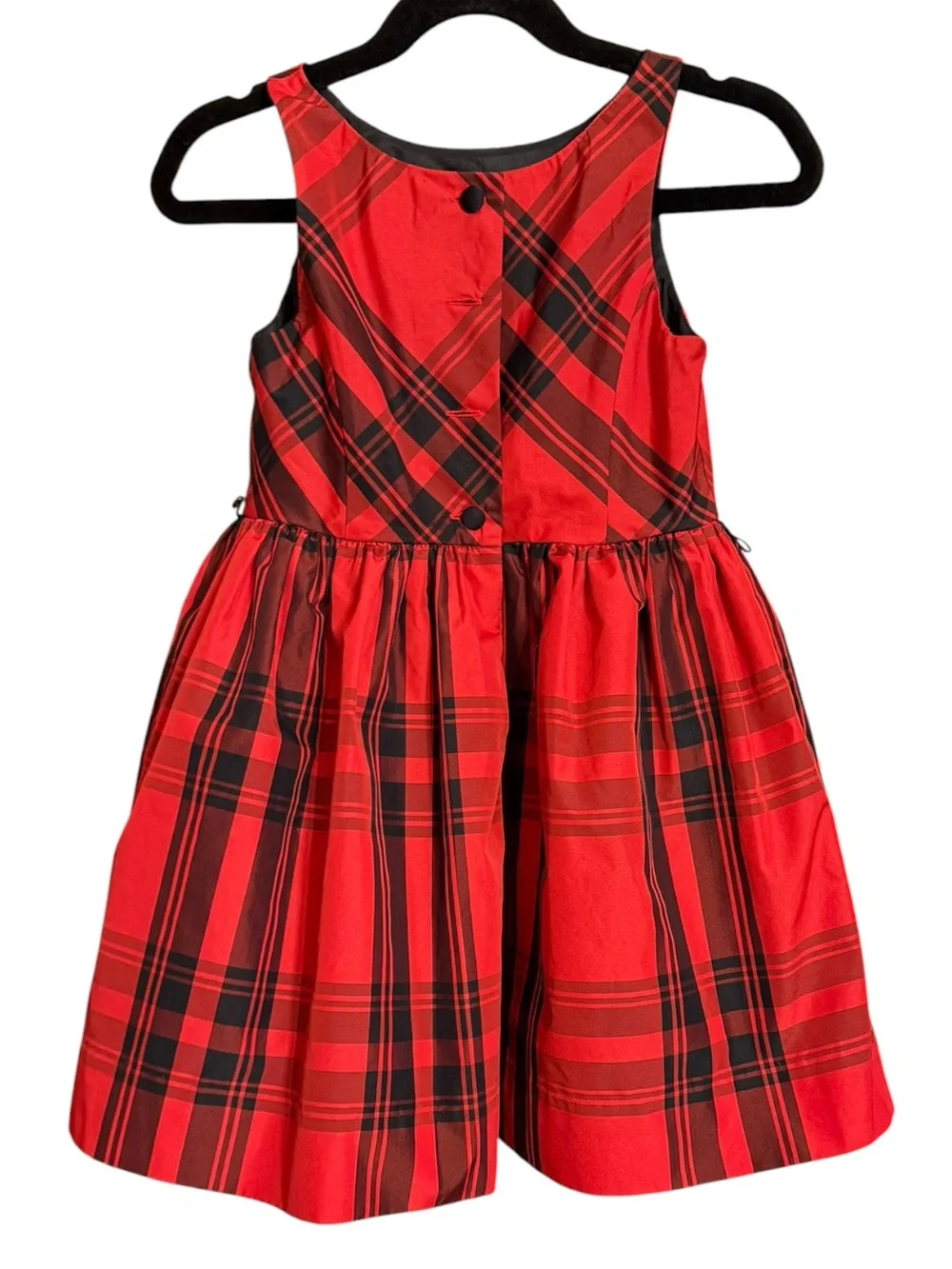 Polo by Ralph Lauren Red and Black Plaid Holiday Dress Size 4T